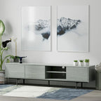 Meuble TV bas Glenwillow Home Atlas 78 x 20, style moderne du milieu du siècle