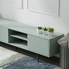 Meuble TV bas Glenwillow Home Atlas 78 x 20, style moderne du milieu du siècle