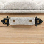 Banc de rangement vidaXL 43.3 en bois massif de sapin - 43,3 x 15,7 x 19,7