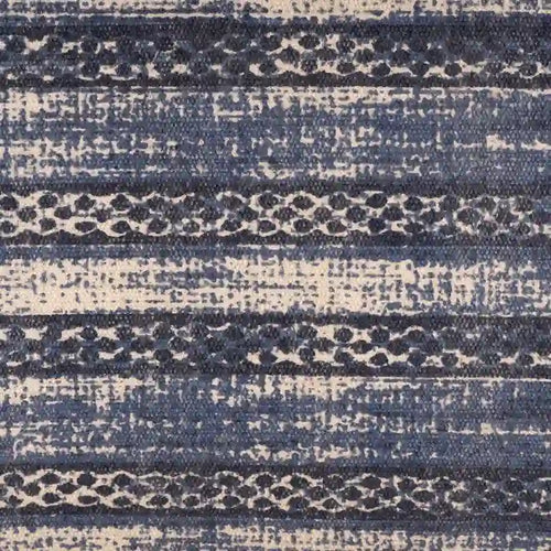 Banc rectangulaire bleu antique vieilli de 47 pouces