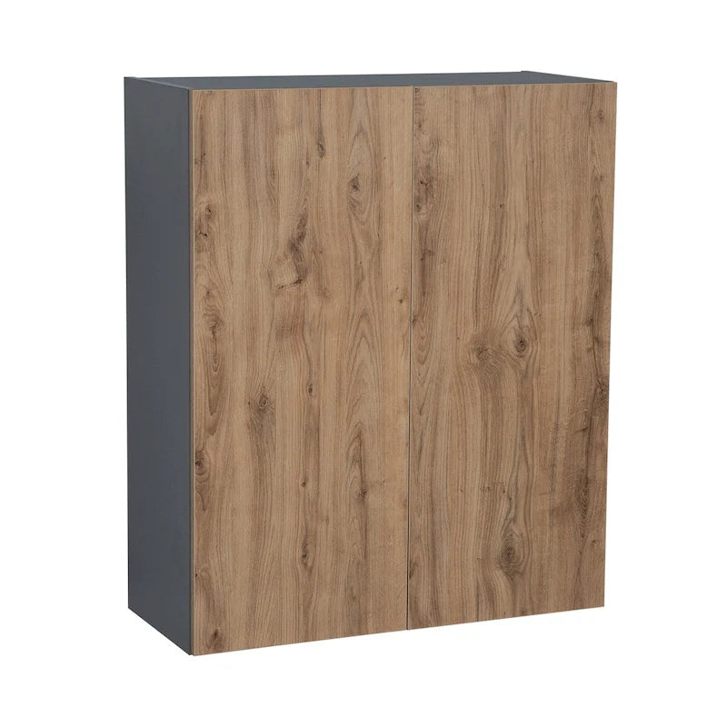 Armoire murale 36 x 36 - Double porte - Grise - 36 x 36 x 12