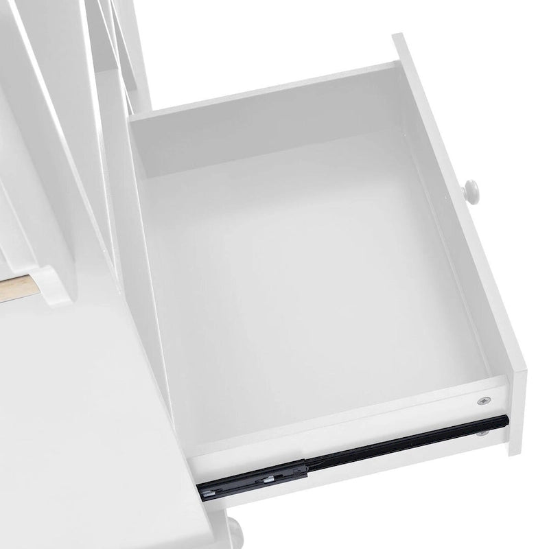 Îlot de cuisine à roulettes, meuble de rangement, plateau en bois massif