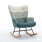 Fauteuil d'appoint patchwork moderne pour salon, chambre ou studio