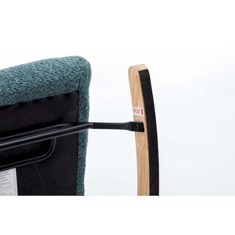 Fauteuil d'appoint patchwork moderne pour salon, chambre ou studio