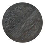 Table de salle à manger de style campagnard, table ronde extensible pour cuisine ou salle à manger