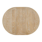 Table de salle à manger de style campagnard, table ronde extensible pour cuisine ou salle à manger