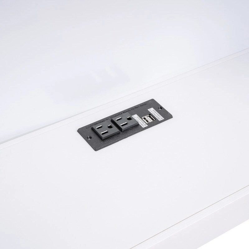 Lit de jour double avec lit gigogne, rangements et ports USB