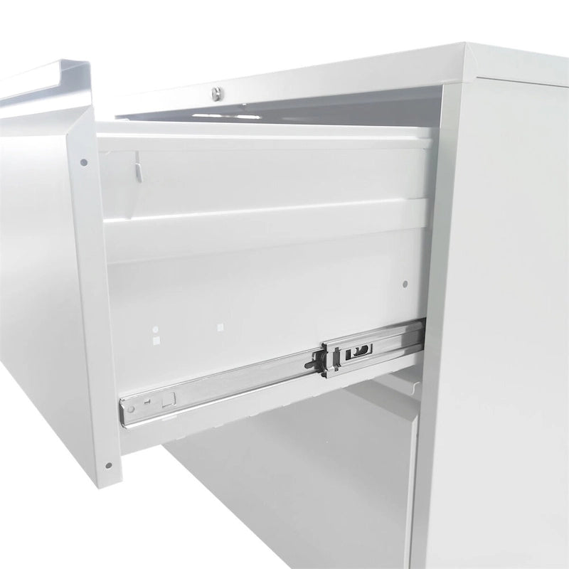 Classeur vertical métallique à 4 tiroirs avec serrure pour bureau ou domicile