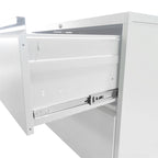 Classeur vertical métallique à 4 tiroirs avec serrure pour bureau ou domicile