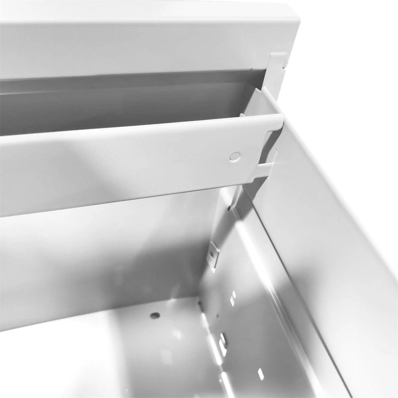 Classeur vertical métallique à 4 tiroirs avec serrure pour bureau ou domicile