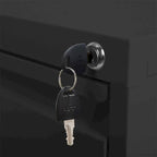 Classeur vertical métallique à 4 tiroirs avec serrure pour bureau ou domicile
