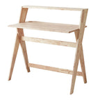 Bureau moderne du milieu du siècle à pieds en X de 95 cm