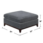 Ensemble de canapé modulaire 6 pièces en chenille