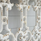 Console vintage en bois avec plateau marron