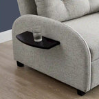 Lit convertible large rembourré Scarboro Grey