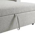 Lit convertible large rembourré Scarboro Grey