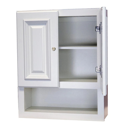 Armoire murale de salle de bain 2126 Blanc lin