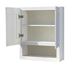 Armoire murale de salle de bain 2126 Blanc lin
