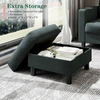 Canapé d'angle convertible Futzca, canapé en forme de L