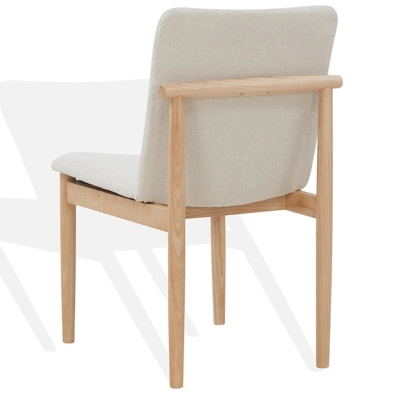 Chaise de salle à manger SAFAVIEH Couture Abriella Boucle 46 cm (18 pouces) - 48 cm (19 pouces) L x 58 cm (23 pouces) P x 84 cm (33 pouces) H